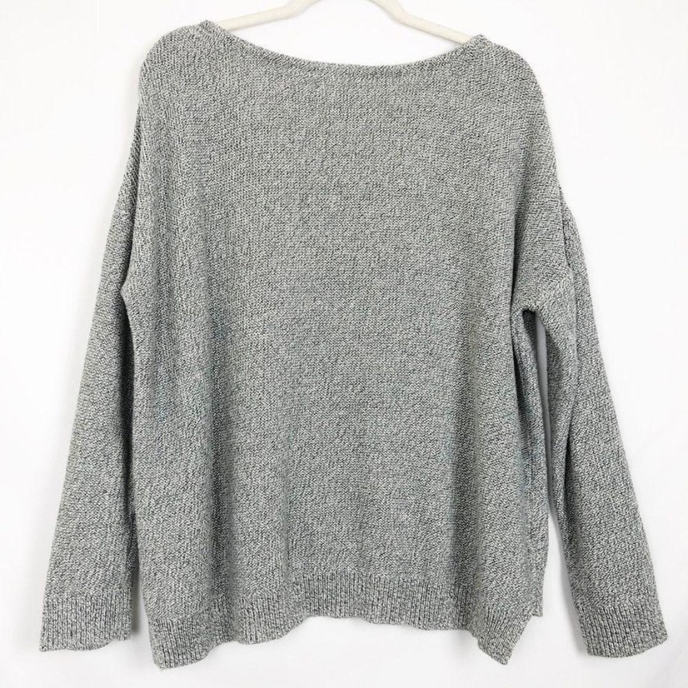 Anthropologie Fairview Oversized Sweater Gray S - Picture 8 of 12